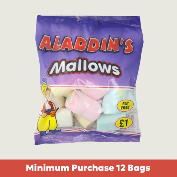 Aladdin's Large Rainbow Mallows 110g x12