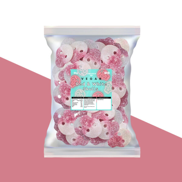 Candycrave Vegan Red and White Skulls 2kg