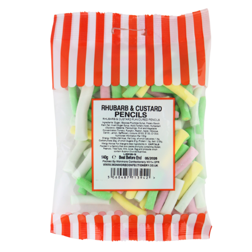 Rhubarb & Custard Pencils 140g