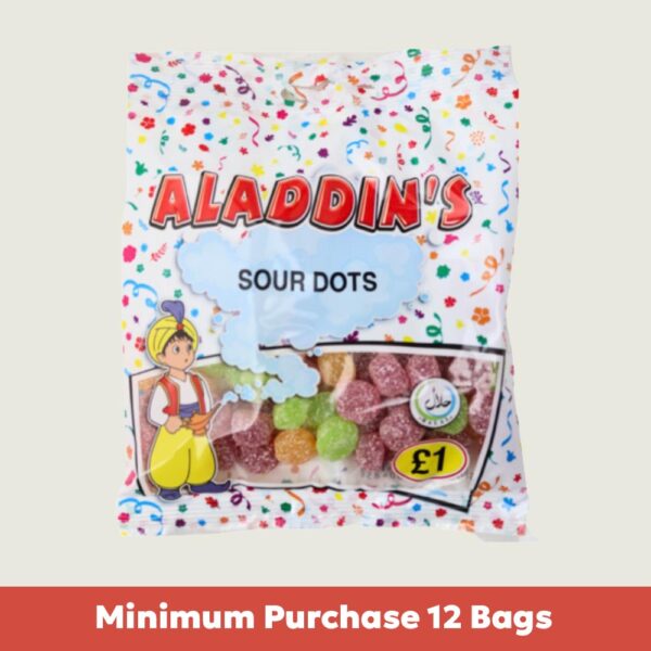 Aladdin's Sour Dots 110g x12
