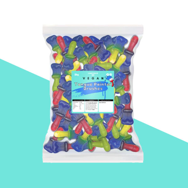 Candycrave Vegan Tongue Painter Brushes 2kg