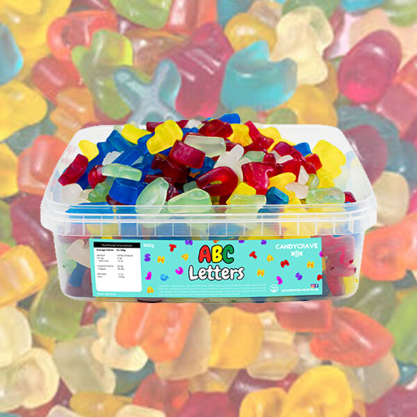 Candycrave ABC Letters Tub 600g