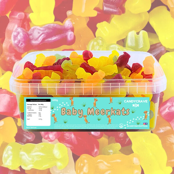 Candycrave Baby Meerkats Tub 600g