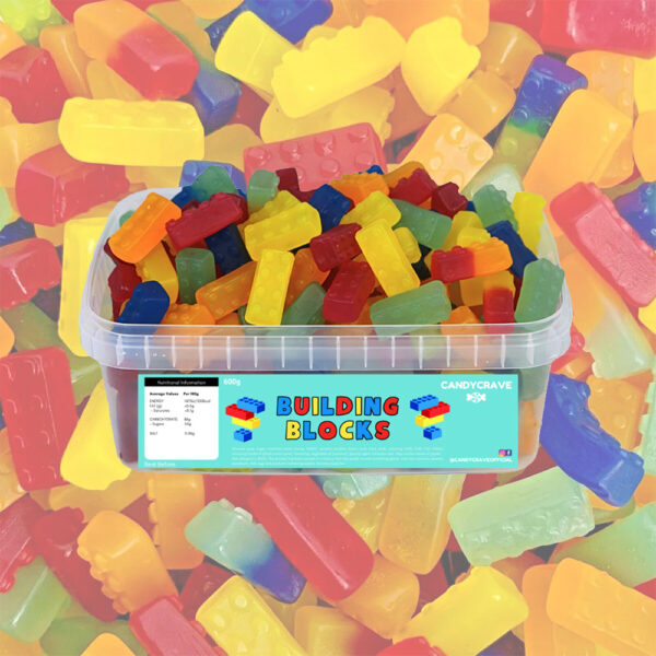 Candycrave Building Blocks Tub 600g