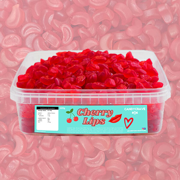Candycrave Cherry Lips Tub 600g