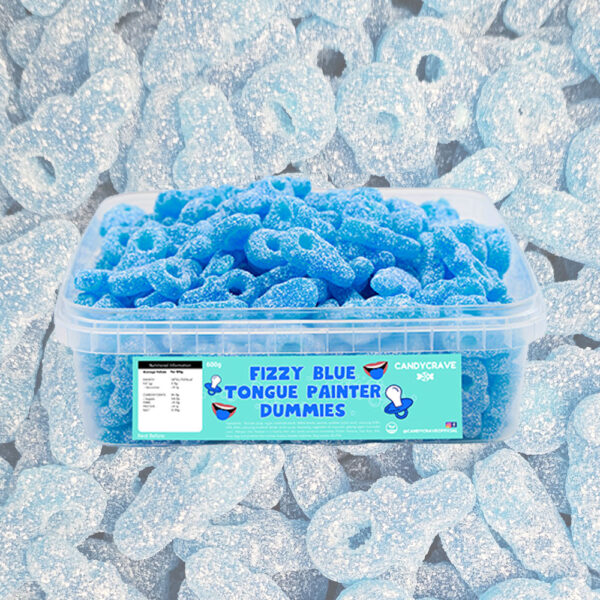 Candycrave Fizzy Blue Tongue Painter Dummies Tub 600g