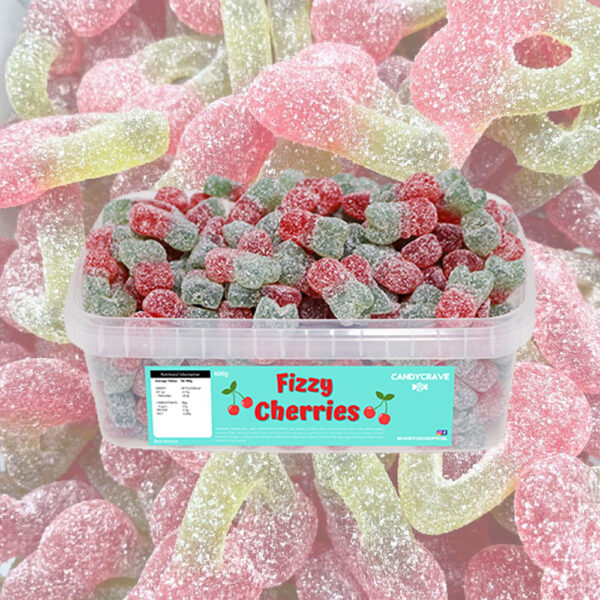 Candycrave Fizzy Cherries Tub 600g