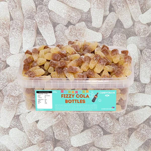 Candycrave Fizzy Cola Bottles Tub 600g
