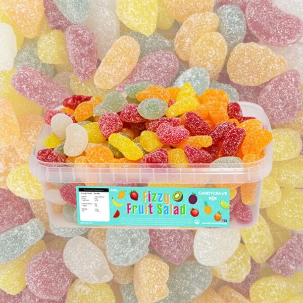 Candycrave Fizzy Fruit Salad Tub 600g