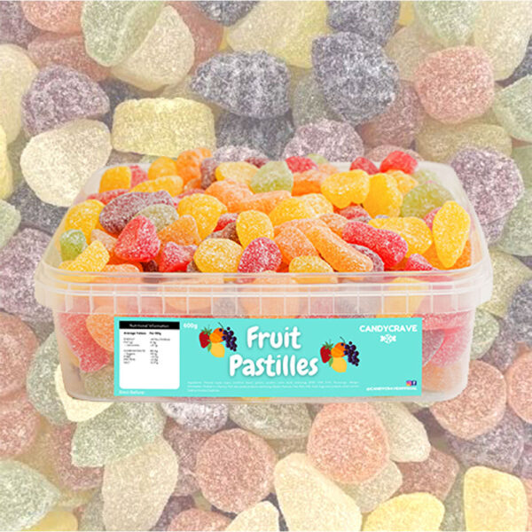 Candycrave Fruit Pastilles Tub 600g