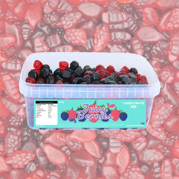 Candycrave Juicy Berries Tub 600g