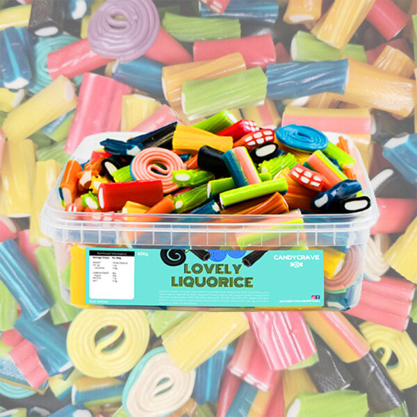 Candycrave Lovely Liquorice Tub 600g