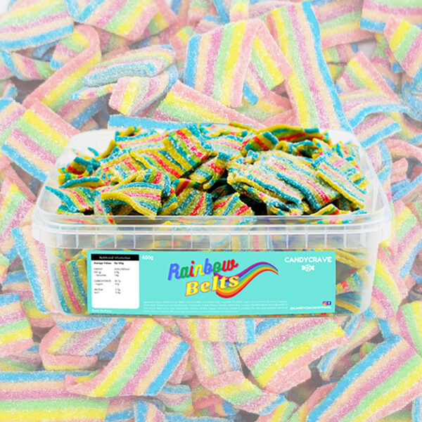 Candycrave Rainbow Belts Tub 600g