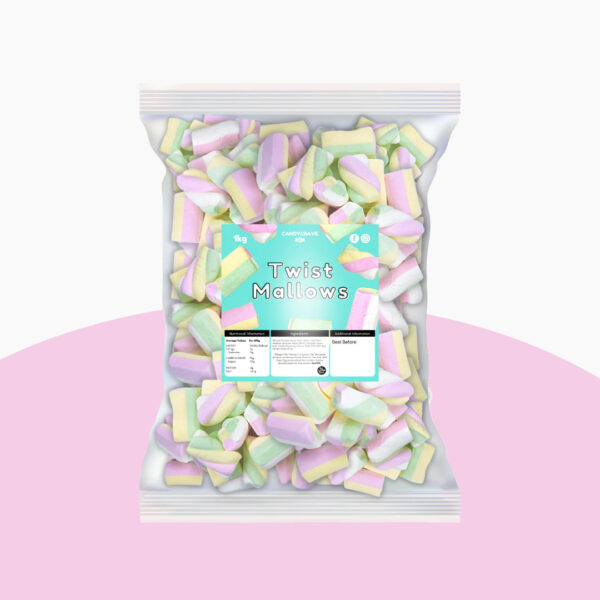 Candycrave Twist Mix Marshmallows 1kg