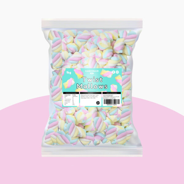 Candycrave Twist Mallows 1kg