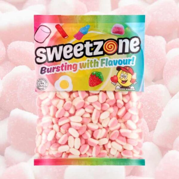 Sweetzone Fizzy Strawberry Puffs 1Kg