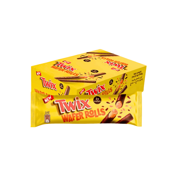 Box of 12 - Twix Wafer Rolls 22.5g