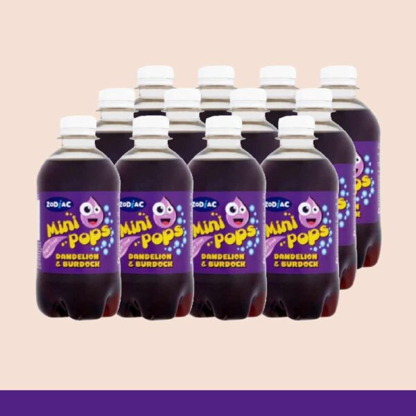 Zodiac Dandelion & Burdock Mini Pops Bottles 330ml x12