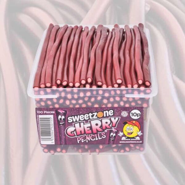 Sweetzone Cherry Pencils Tub 100 Count