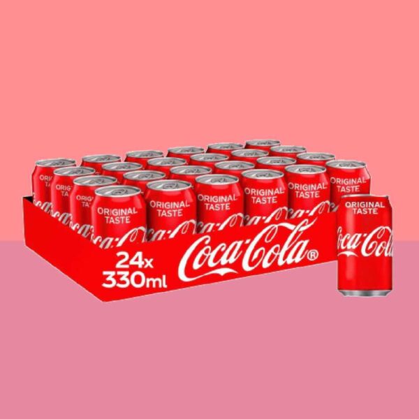24x Coca-Cola Original Taste 330ml Cans