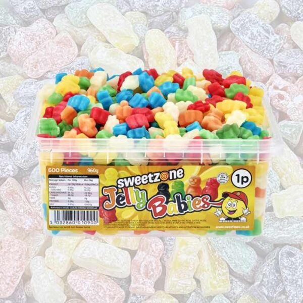 Sweetzone Jelly Babies Tub 600 Count