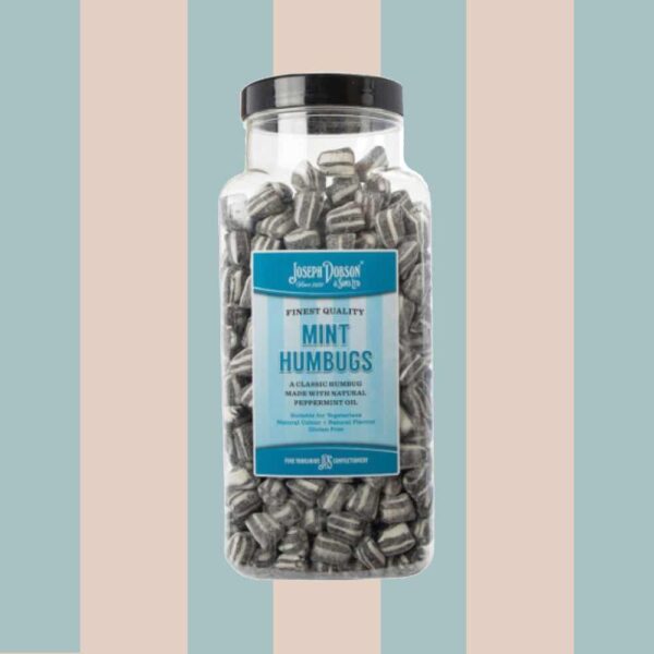 Joseph Dobson Mint Humbugs 2.72 Jar