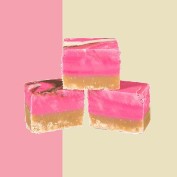 Fudge Factory Strawberry Cheesecake 2kg Bulk Box