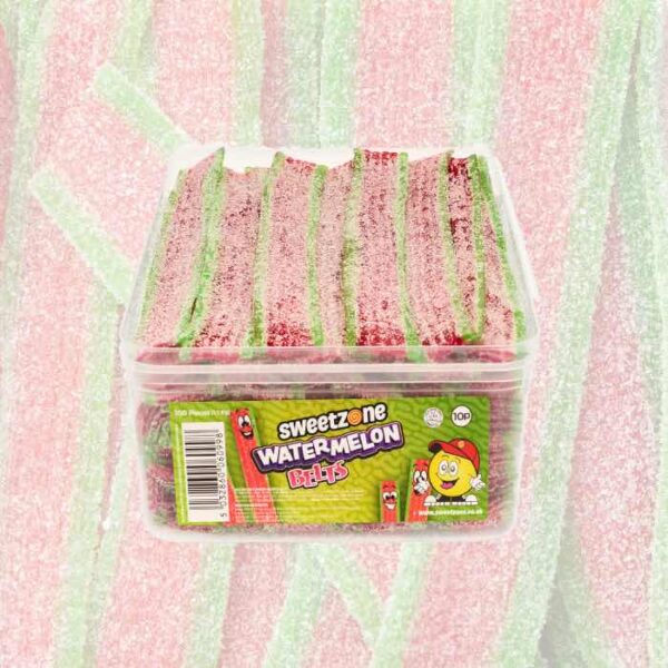 Sweetzone Fizzy Watermelon Belts 100 Count