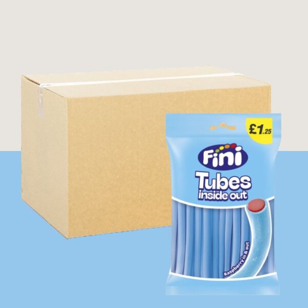 Fini Raspberry Inside Out Tubes 140g x12
