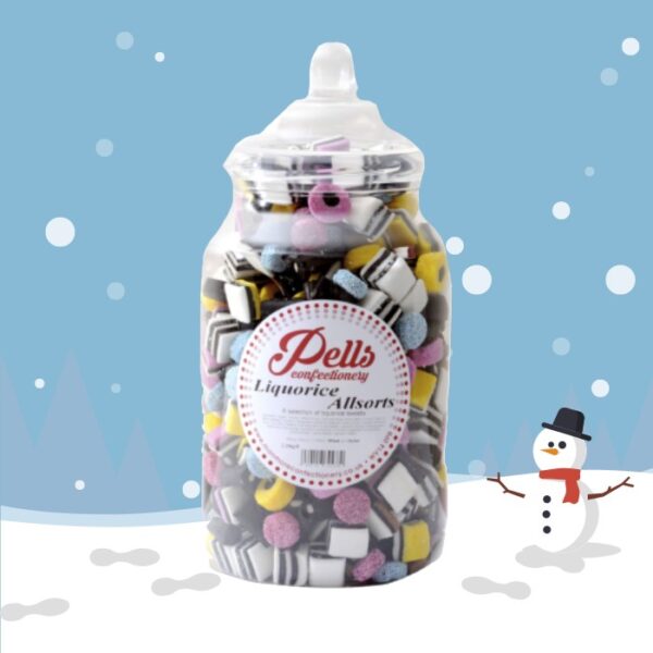 Pells Liquorice Allsorts Gift Jar 2.25kg