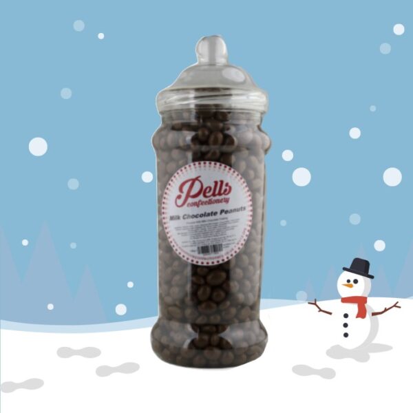 Pells Chocolate Peanuts Gift Jar 1.8kg