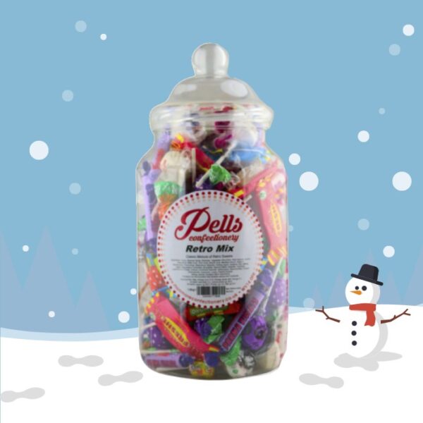 Pells Retro Sweet Mixture Gift Jar 1.8kg