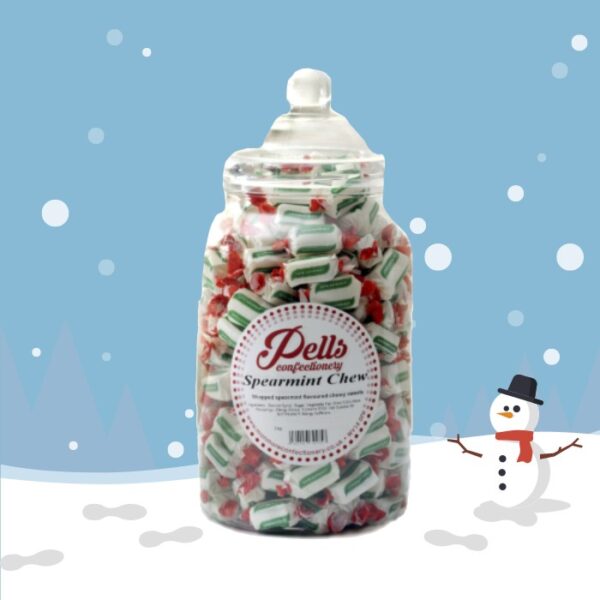Pells Spearmint Chews Gift Jar 1.5kg