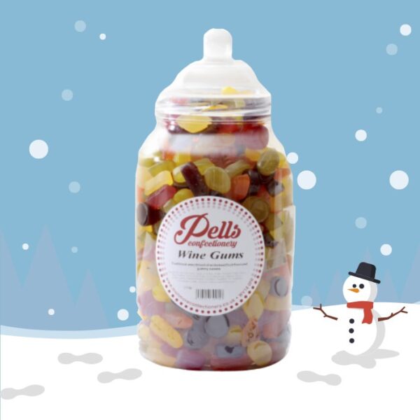 Pells Wine Gums Gift Jar 2.5kg