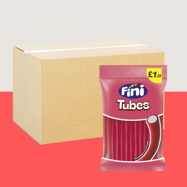 Fini Strawberry Tubes 140g x12