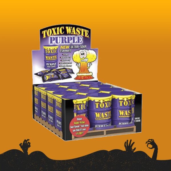 Toxic Waste Drums Purple x12