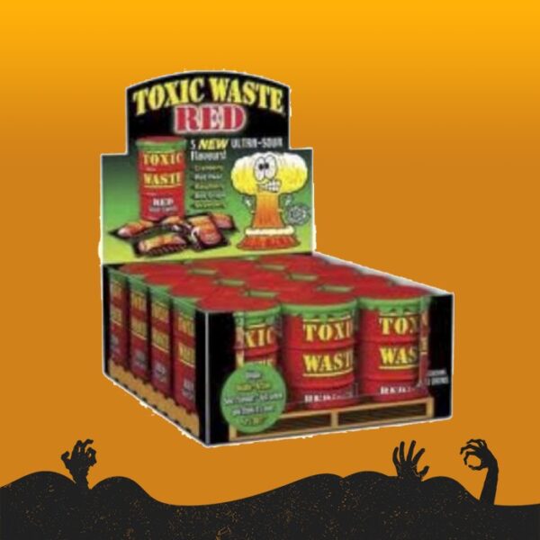 Toxic Waste Drums Red x12