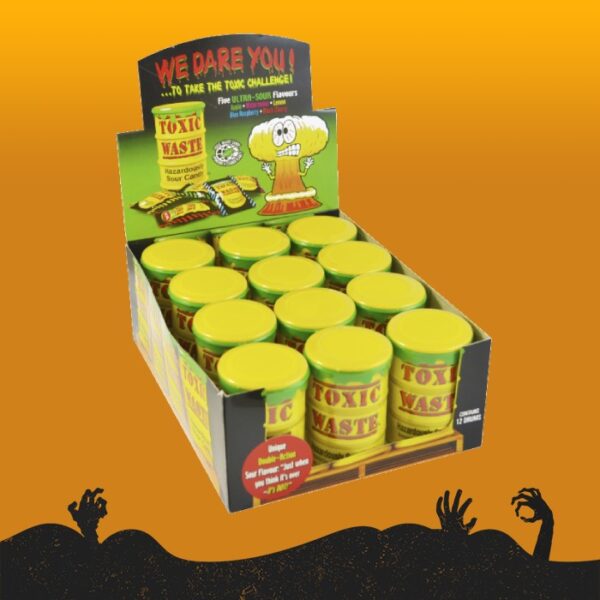 Toxic Waste Drums Yellow x12
