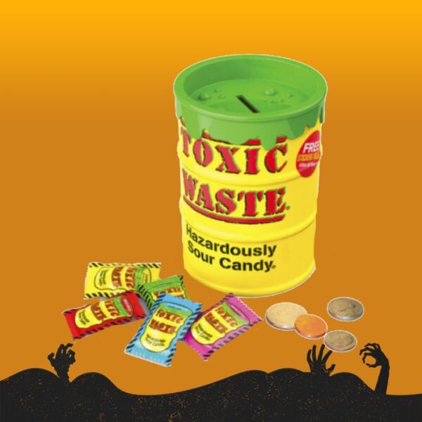 Toxic Waste Drum Money Bank 85g