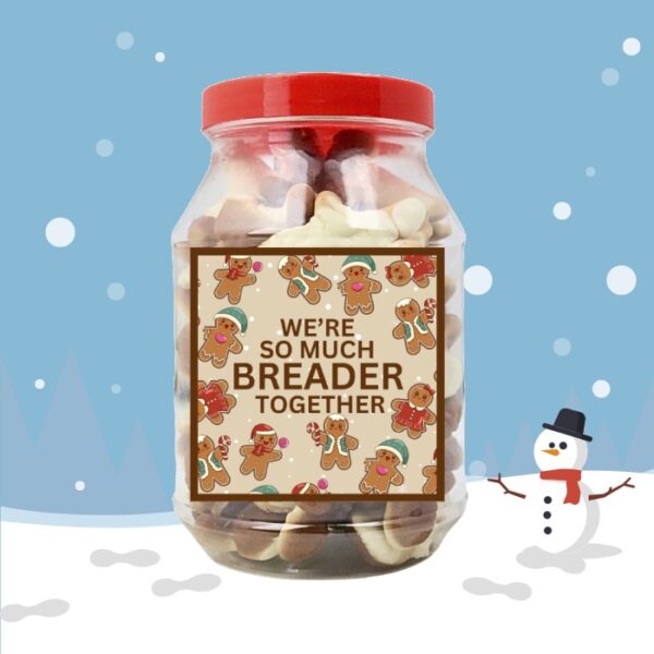 Christmas Gingerbread Men Gift Jar 350g