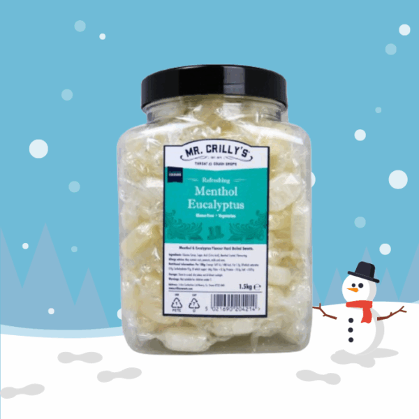 Mr Crilly Menthol and Eucalyptus 1.5kg Jar