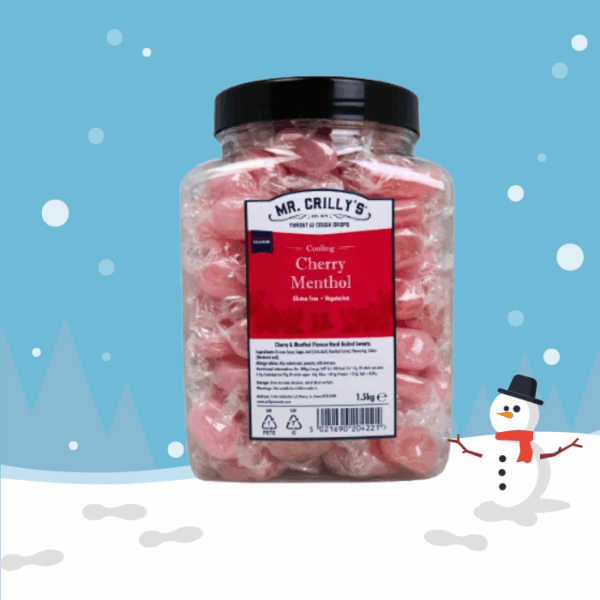 Mr Crilly Cherry Menthol 1.5kg Jar