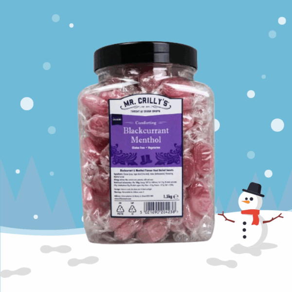 Mr Crilly Blackcurrant Menthol 1.5kg Jar