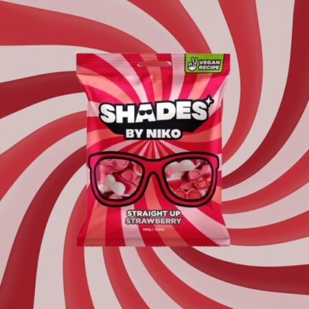 Shades by Niko Straight Up Strawberry 150g x20