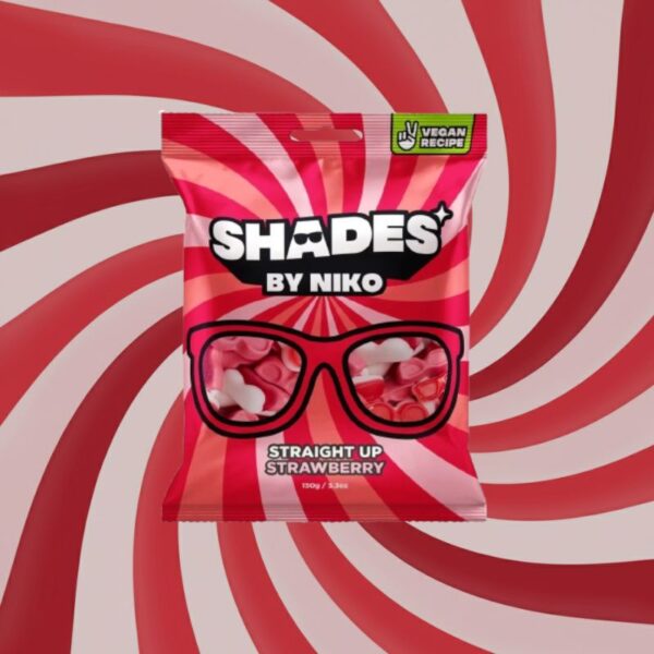 Shades by Niko Straight Up Strawberry 150g x20