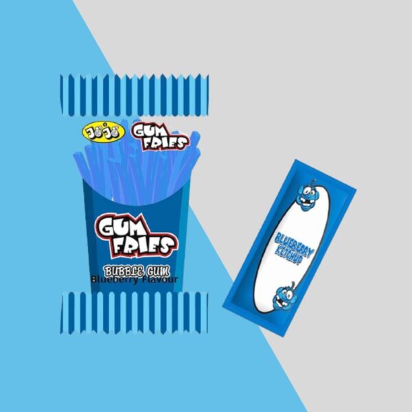 American Continental Bubblegum Fries Blueberry 30g x24