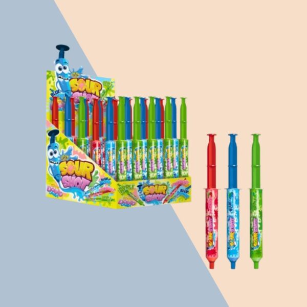 American Continental Sour Shot Liquid Candy 20g x24