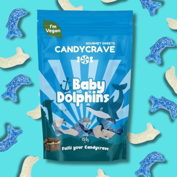 Candycrave Baby Dolphins Pouch 140g x10