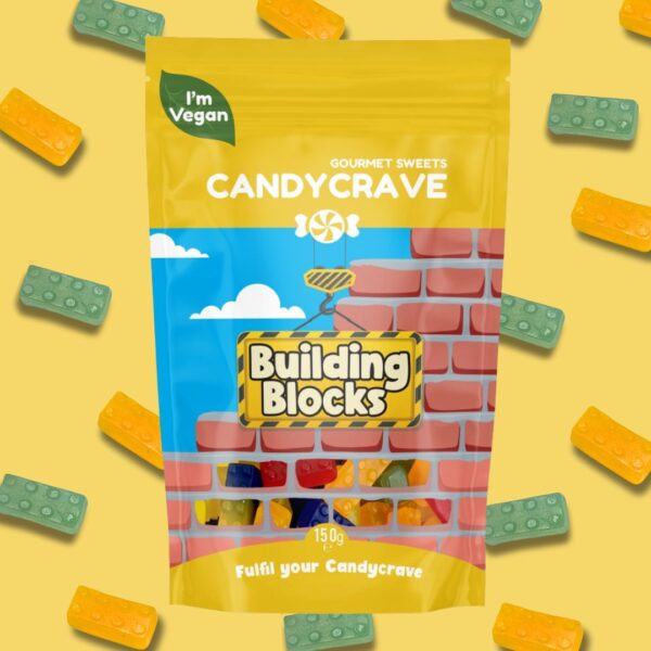 Candycrave Building Blocks Pouch 140g x10