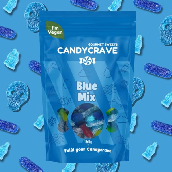 Candycrave Blue Mix Pouch 140g x10